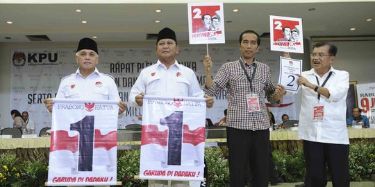 Survei LSI: Elektabilitas Prabowo terpaut 6 persen dari Jokowi