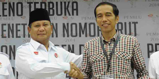 Ini survei yang sebut Prabowo ungguli Jokowi