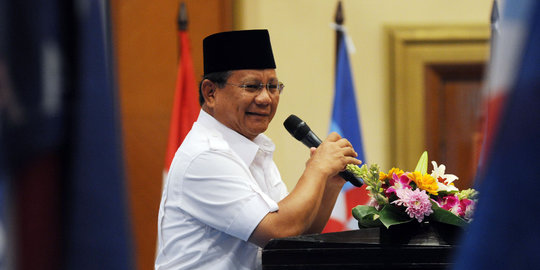 Prabowo sebut pemimpin tak usah terlibat hal teknis