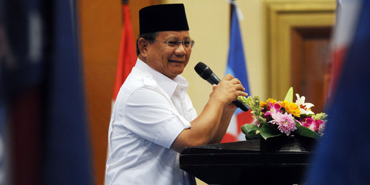 Prabowo: Saya ingin rasakan getaran rakyat