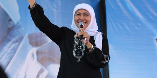 Harlah Muslimat di Kediri, Khofifah ajak pilih nomor dua