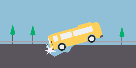 Bus rombongan SMA Al-Huda Cengkareng kecelakaan di Ciater