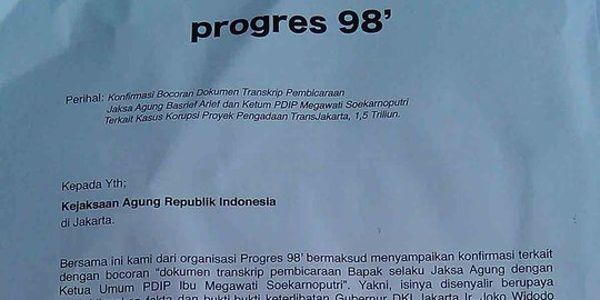 Kejagung sebut laporan transkrip Mega dan jaksa agung fitnah