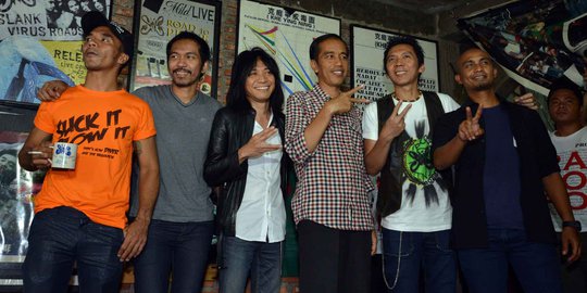 5 Aksi Slank dukung Jokowi