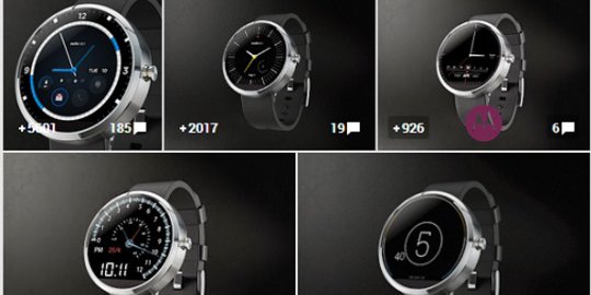 Ini dia 10 desain elegan baru smartwatch Moto 360