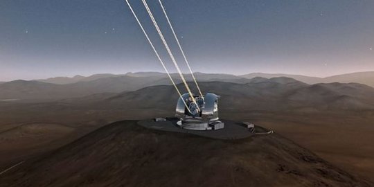 Eropa rela ledakkan gunung demi teleskop 1,5 miliar dolar