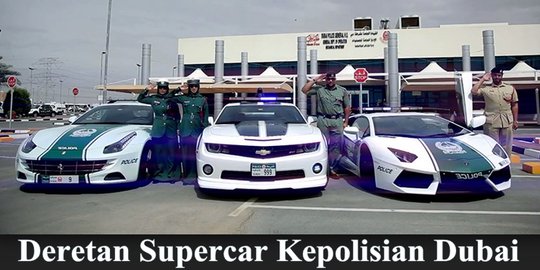 10 Supercar mewah Kepolisian Dubai