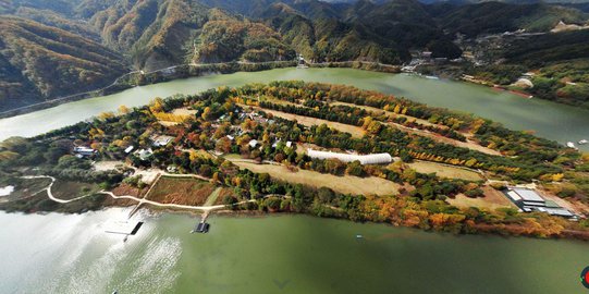 Nami, pulau bulan sabit yang jadi populer karena Winter Sonata