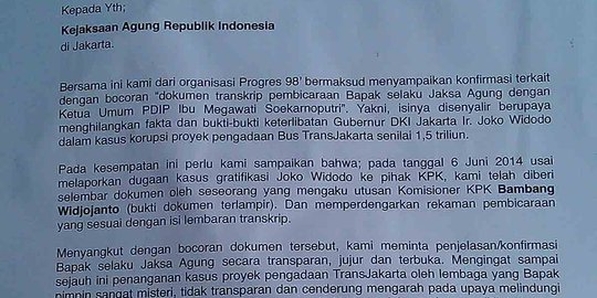 Reaksi marah pihak yang dicatut dalam transkrip Mega-Jaksa Agung