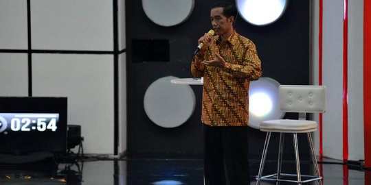 Debat capres, Jokowi sebut juga bisa tegas