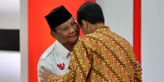 Survei ISI: Prabowo-Hatta 51,18 %, Jokowi-Jusuf Kalla 48,82 %