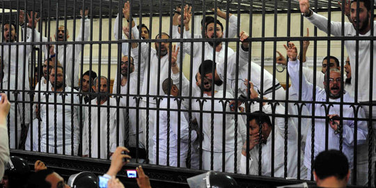 Bunuh pendukung Al-Sisi, 24 loyalis Mursi dipenjara seumur hidup