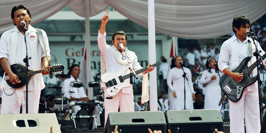 Takbir 3 kali, Rhoma buka kampanye Prabowo di Yogya