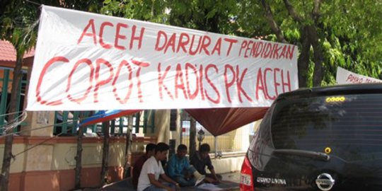 Lakukan aksi protes, AMPP sebut Aceh darurat pendidikan