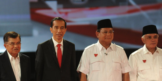 Survei Forima: Prabowo-Hatta unggul 45,7% Jokowi-JK 41,4%