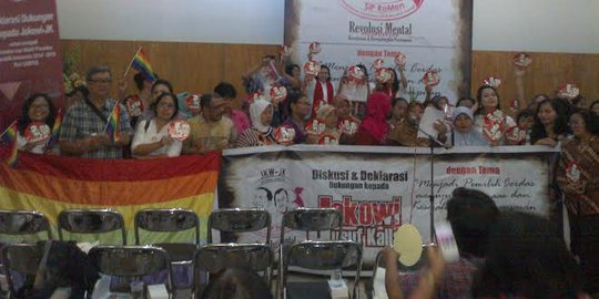 Satu visi-misi, komunitas gay di Surabaya dukung Jokowi-JK