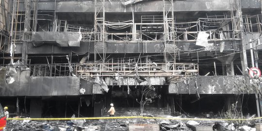 Ini kondisi Mal King's Bandung setelah kebakaran
