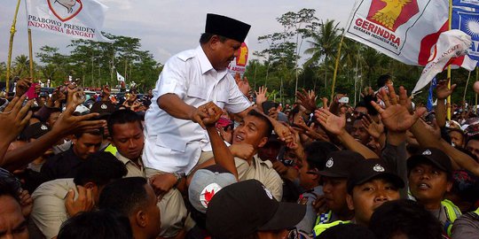 Antusiasme warga Boyolali sambut kedatangan Prabowo