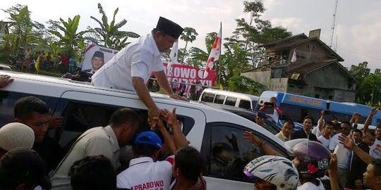 Kampanye di Boyolali, Prabowo ingatkan pendukungnya tak jumawa