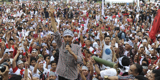 Survei LIPI: Jokowi-JK 43 persen, Prabowo-Hatta 34 persen