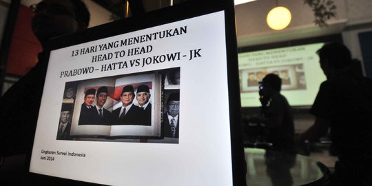 Hasil survei LSI, Jokowi masih ungguli Prabowo