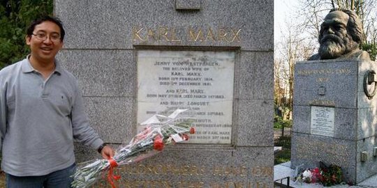 Tuding ide Jokowi bau komunis, Fadli pernah ke makam Karl Marx