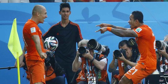 Peta persaingan 16 Besar Piala Dunia 2014