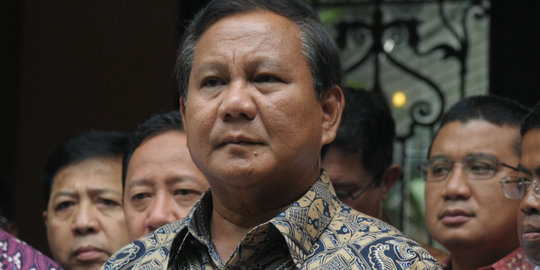 Prabowo: Bung Karno, Bung Hatta termasuk saya produk barat