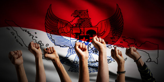 Garuda Merah milik Prabowo lecehkan lambang negara? | merdeka.com