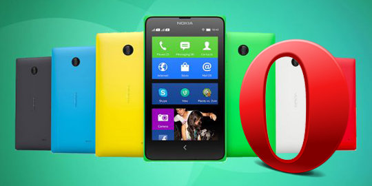 Opera jadi browser utama Nokia X series