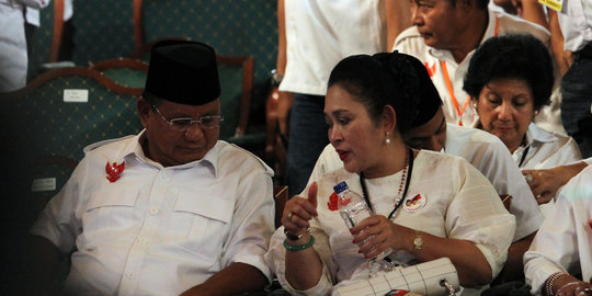 5 Tanda Prabowo–Titiek makin 'lengket'