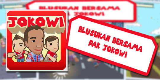 Video: Ini games Jokowi blusukan dalam 