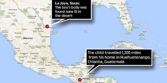Nekat lewati perbatasan Amerika, bocah Guatemala tewas