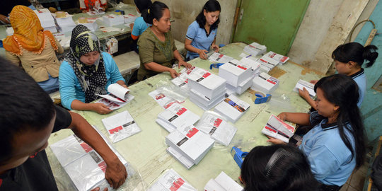 400 Ribu surat suara rusak dan kurang di seluruh Indonesia