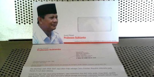 Guru yang meninggal tujuh tahun pun dapat surat dari Prabowo