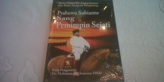 H-8 pilpres, buku 'Prabowo Sang Pemimpin Sejati' diluncurkan