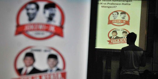 Survei LSJ: Mesin partai pengusung Jokowi-JK melempem