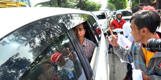 Jokowi terlambat sampai ponpes, terpaksa buka puasa di 