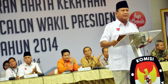 Prabowo: Pasangan nomor 2 bukan lawan