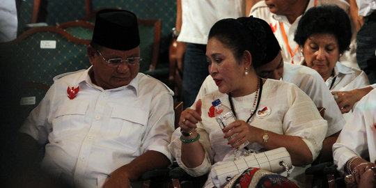 Marzuki: Prabowo-Titiek cuma pisah ranjang, tak pernah cerai