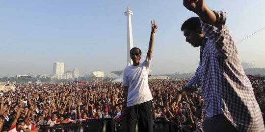 Konser besar dukung Jokowi-JK di GBK