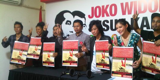 Abdee Slank: Kemenangan Jokowi-JK tinggal selangkah lagi