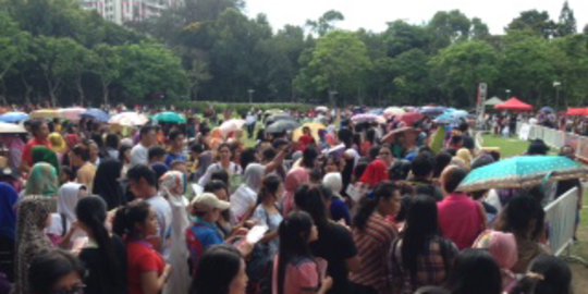 TPS di Hong Kong ricuh, ratusan pemilih tak bisa mencoblos