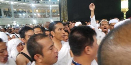 Jokowi bertemu Guru Besar Darul Hadits Syekh Abu Muaz di Makkah
