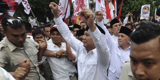 18 Jam jelang pencoblosan, Prabowo tulis surat terbuka