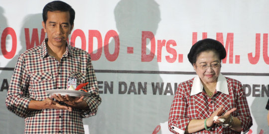 10 Tahun PDIP 'puasa' berkuasa, Mega bersyukur Jokowi menang