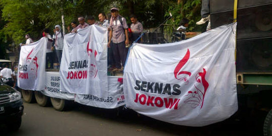 Jokowi-JK unggul, relawan bakal long march dari Brawijaya ke HI