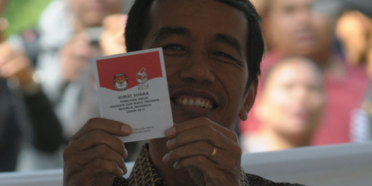 Jokowi-JK menang di TPS dekat rumah Mahfud MD di Sleman