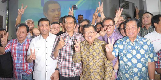 Pesan Jokowi kawal kemenangan usai quick count