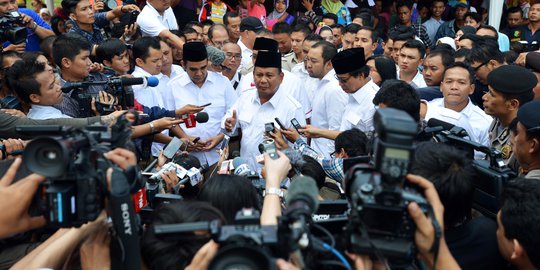 Kubu Prabowo-Hatta klaim raih 58 persen di Kota Bandung
